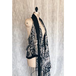 Alekai Asymmetrical Draped Vest OOAK